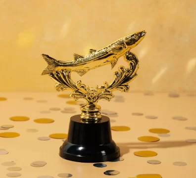 custom made golden trophy